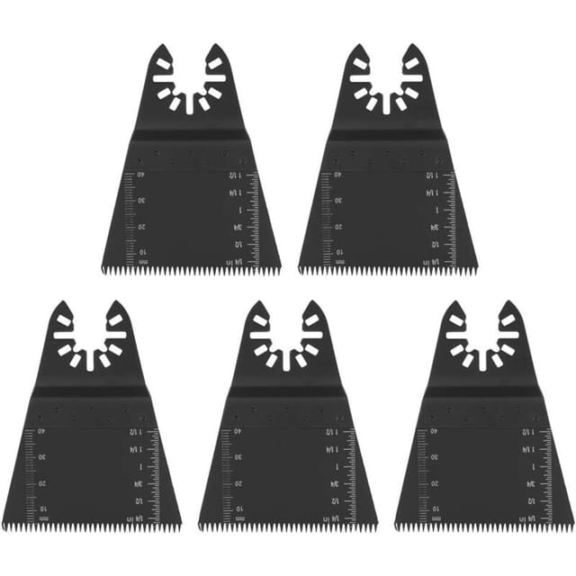 Set Mit 5 Oszillierenden Sägeblättern, Schnellwechsel-sägeblätter Für Oszillierende Multifunktionswerkzeuge, Zubehör Für Oszillierende Werkzeuge, Universelles Schnellwechsel-multifunktionswerkzeug