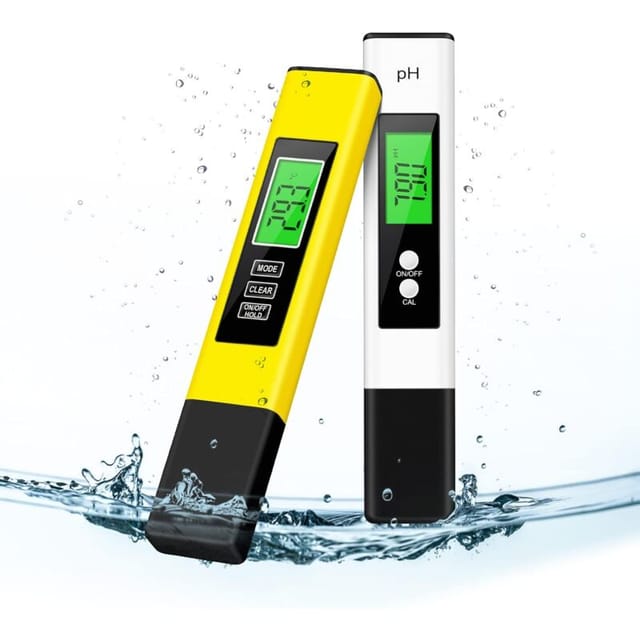 pH-Tester für Schwimmbäder, elektronischer Wasserqualitätsmesser pH/TDS/EC/Temperatur für Schwimmbäder, Aquarien, Pflanzenbeete, Trinkwasser