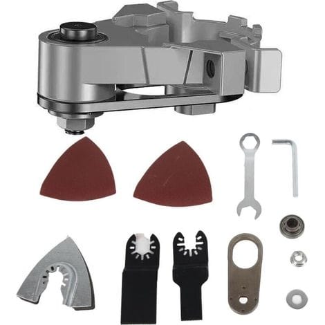 Oszillieradapter Für Winkelschleifer, Universal-metallkopfadapter, Professionelles Komplettsystem Für Winkelschleifer, Oszillationsadapter, Multifunktionales Werkzeugzubehör