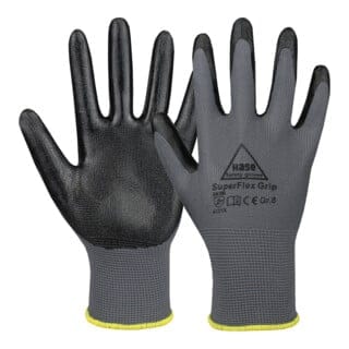 Hase Montagehandschuhe Feinstrick "SuperFlex Grip" 10