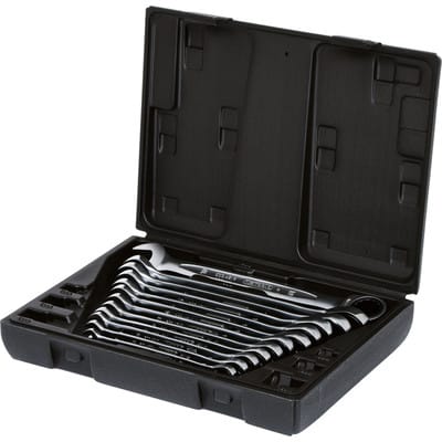Ks Tools GEARplus Ratschenringmaulschlüssel-Satz, 12-tlg