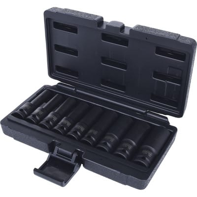 Schlagschlüssel-Set mit 9 TORX®-Nüssen 1/2'', E10-E11-E12-E14-E16-E18-E20-E24