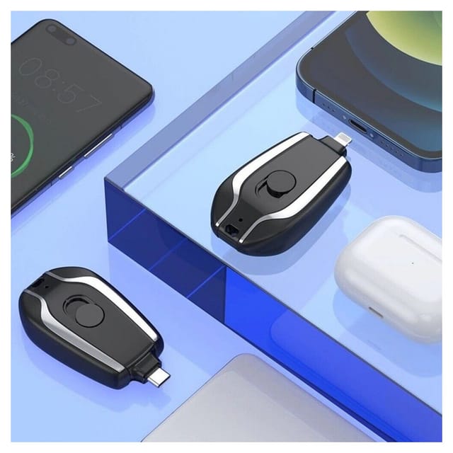 Trade Shop Traesio - Trade Shop - externe batterie power bank 1500MAH schlüsselanhänger typ c 1500MAH YD-101 -
