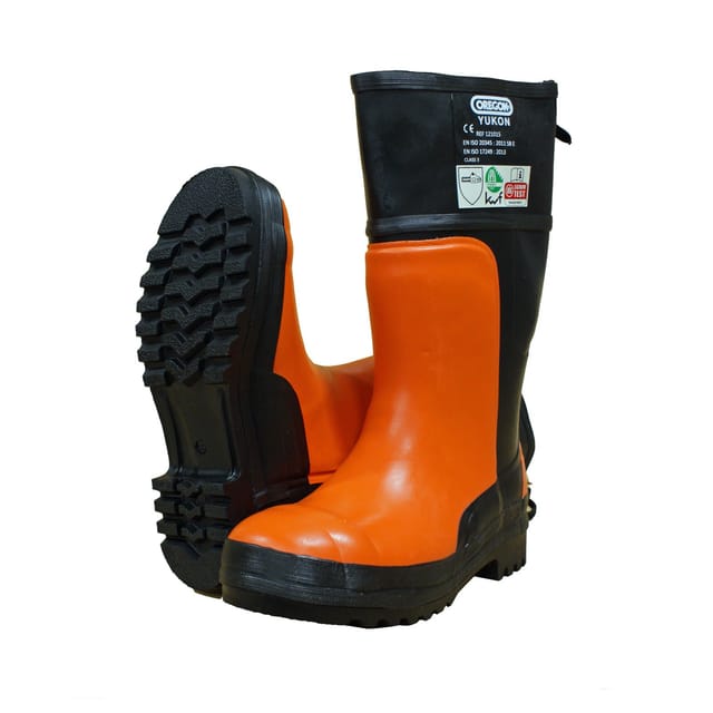 Oregon Yukon Schnittschutz Gummistiefel Klasse 3 mit Stahlkappe Gr. 39