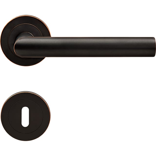 KARCHER DESIGN Drückergarnitur ER28 BB0 81 - Rhodos, Buntbart, Edelstahl