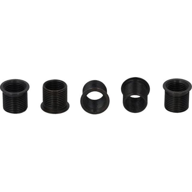Gewindebuchse m.Bund L=12mm,IG=M10x1/AG=M12x1,5-Pack
