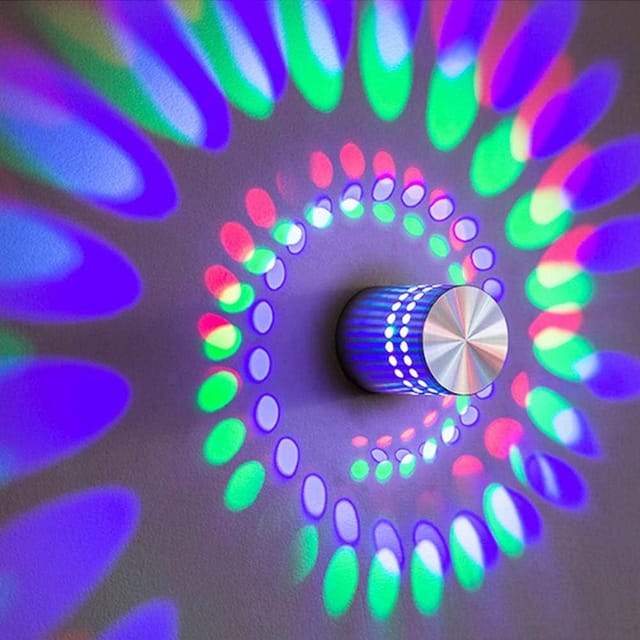 Wandleuchte Inne Modern Wandlampe LED Weiß Aluminium Scheinwerfer Wandleuchte - 3W Farbiges Licht