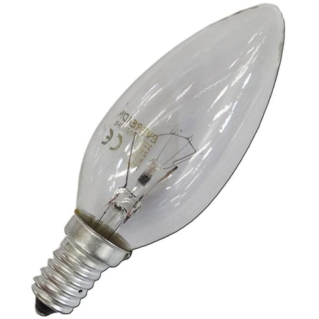 Bel-light - Klare Kerzenglühlampe 40 w E14 nur für den industriellen Gebrauch