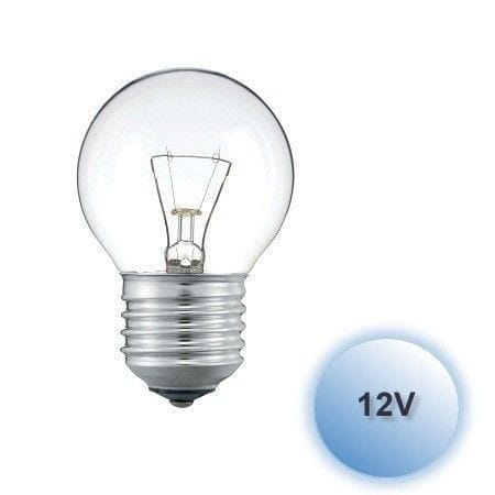 Klare kugelförmige Glühlampe 60 w E27 12 v