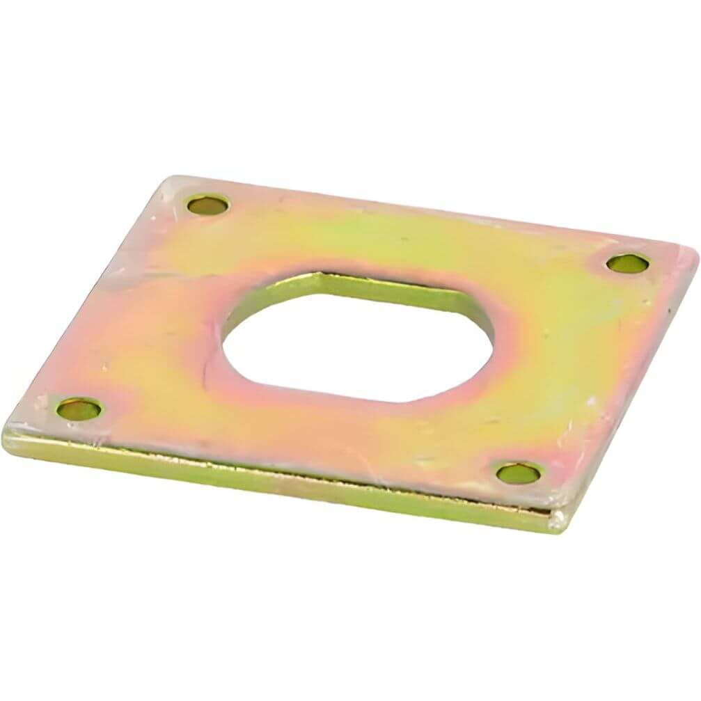 Siso - Spindschloss 300 Verdreh-Schutzplatte, 40x40x2mm, Stahl verzinkt