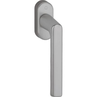 Hoppe - Fenstergriff Hamburg 0700L/U26 Aluminium 32-42 mm F9 Aluminium stahlfarben Standard