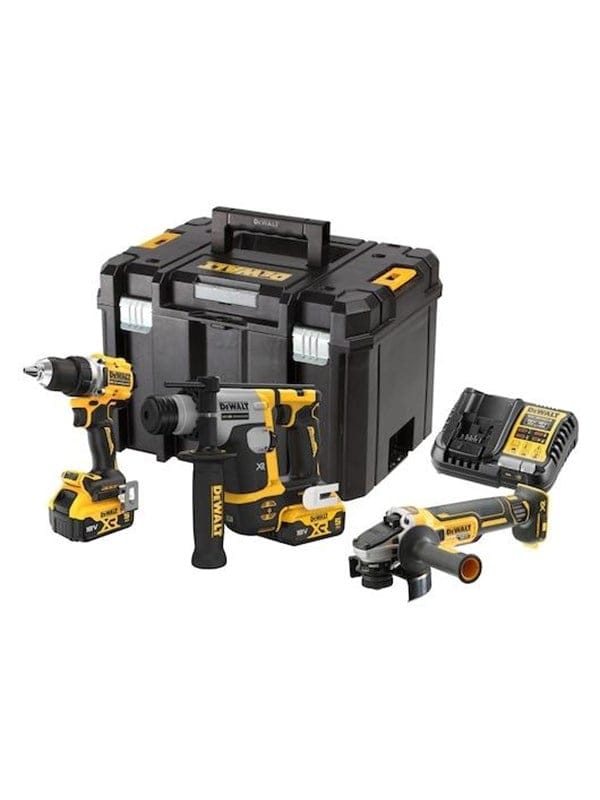 Dewalt - Werkzeuge - Akku-Werkzeugset, 7-teilig, mit Akkus und Ladegerät DCK355P2T