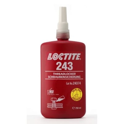 Mittelfeste Schraubensicherung 10 ml Flasche Nr. 243 - Loctite