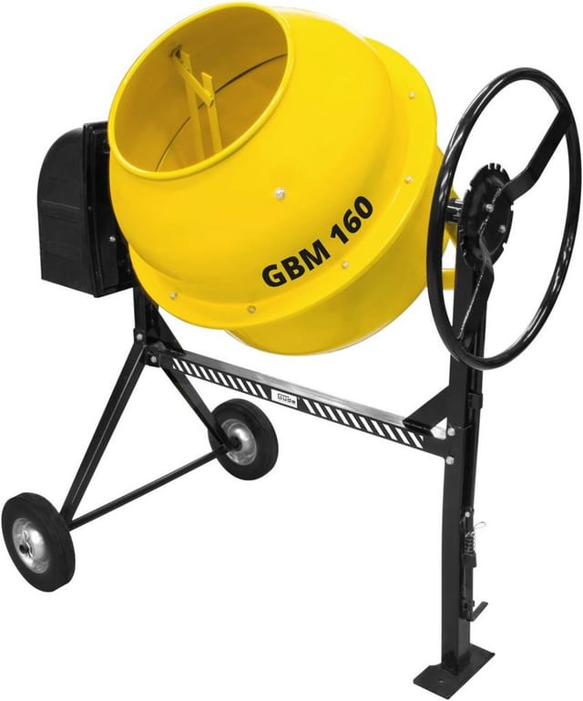Güde - Betonmischer gbm 160 800 Watt mit 160 l Zementmischer Mörtelmischer Mischer