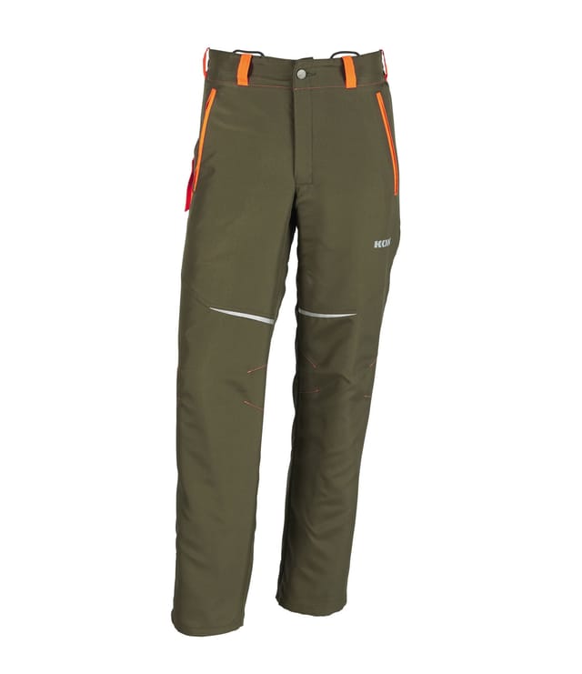 KOX - Schnittschutzhose Vento 3.0 Grün/Orange Größe 44