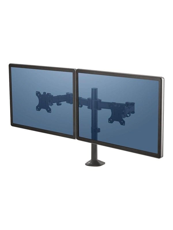 Fellowes - Monitorschwenkarm ® Reflex 11,6 x 55 x 72,6 cm (b x h x t) 2 x 8kg Metall schwarz