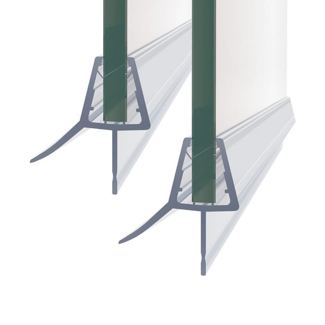 Boromal - 2x 60 cm Duschdichtung Dichtungen 8mm Dusch Dichtung Duschdichtungen Wasserabweiser Ersatzdichtung Glasstärke