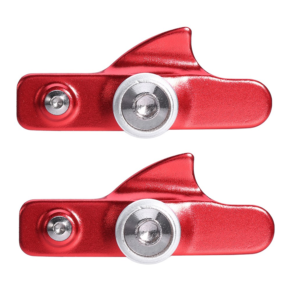 Bremsbacken Aus Aluminiumlegierung, 2 Stück, Bremsbeläge Im Schubladenstil Für Fahrräder (rot).