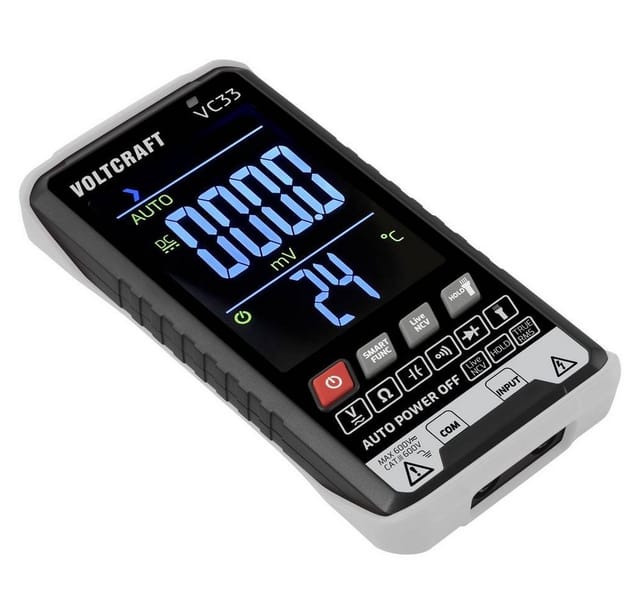 Voltcraft - VC33 Hand-Multimeter digital cat iii 600 v Anzeige (Counts): 5999