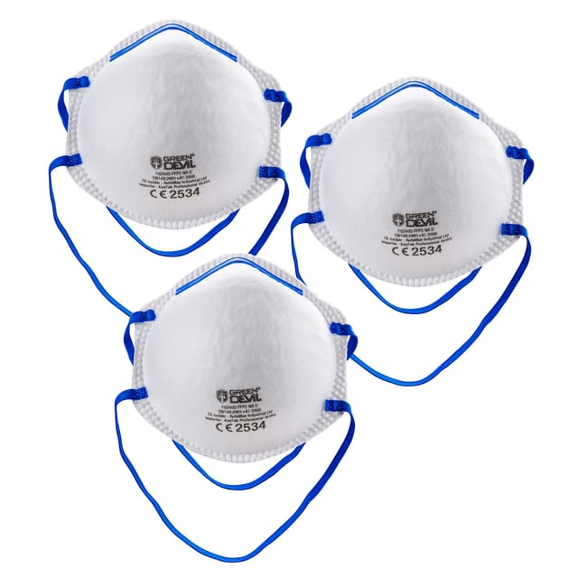 Kestek Feinstaub Masken FFP2 3er Set ohne Ventil