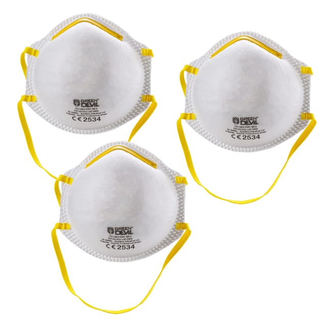 Kestek Feinstaub Masken FFP1 3er Set ohne Ventil