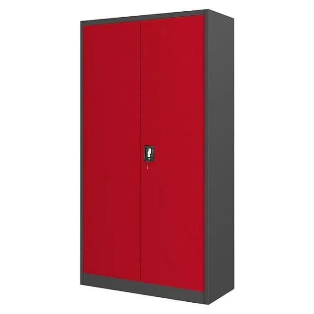 Werkzeugschrank TC01A Werkstattschrank Garagenschrank Universalschrank Lagerschrank Pulverbeschichtet Flügeltüren Stahlblech 185 cm x 92 cm x 50 cm