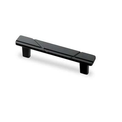 Griff Celista, Bohrabst. 128 mm, Schwarz matt - Hettich