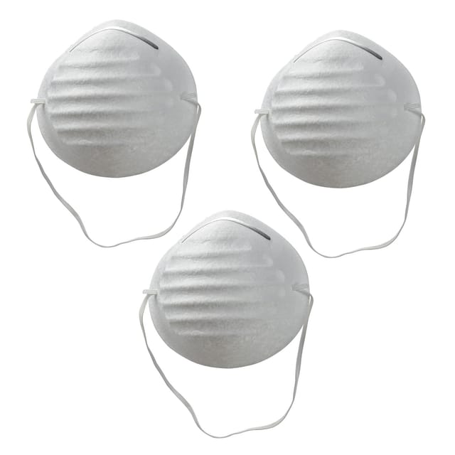 KesTek Mundschutzmaske Staubmaske Schutzmaske 3er Set PET Maske mit Nasenklammer