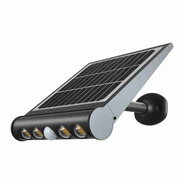8W Mehrzweck-LED-Gartenlampe mit Solarpanel, Ständer, Kaltweiß und PIR-Sensor, IP65 - V-tac