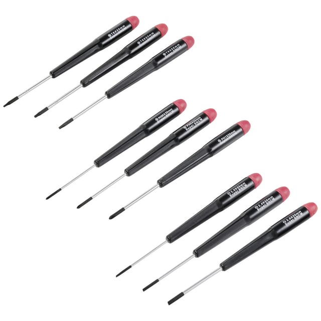 Toolcraft - Schraubendreher-Set 9teilig Schlitz, Kreuzschlitz Phillips, T-Profil