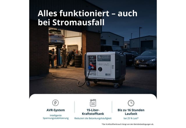 Könner&söhnen - Könner&Söhnen Diesel-Generator ks 9300DE-1/3 atsr eurov Stromerzeuger Generator
