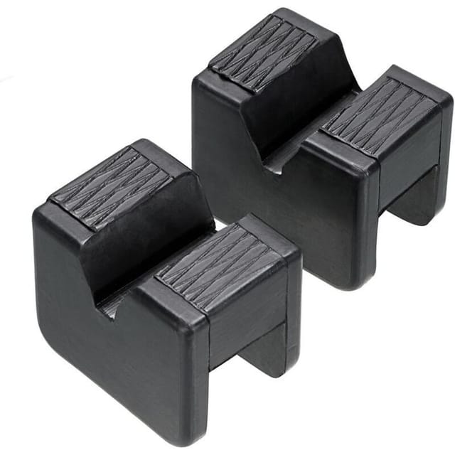 2 Gummiadapter für Wagenheber, rutschfeste Stützpads