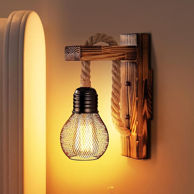 Wandleuchte für den Innenbereich, LED-Wandlampe, Vintage-Pendelleuchte, Dekorative Lampe, Industrielle E27-Retro-Wandleuchte, Innenbeleuchtung für
