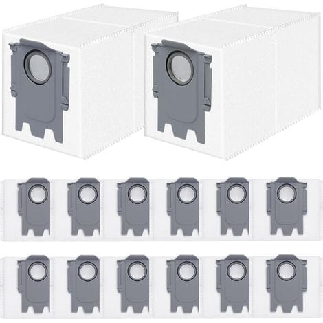 14 Stück Staubbeutel Für Roborock Q Revo/saros 10/10r/s8 Maxv/qv 35a/qrevo S5v/qv35s/z70/qrevo/s/qrevo Pro/plus/maxv/master/curv/edge/s5x/qrevo Edge S5a/qrevo Slim Roboter Staubsauger Zubehör Teile