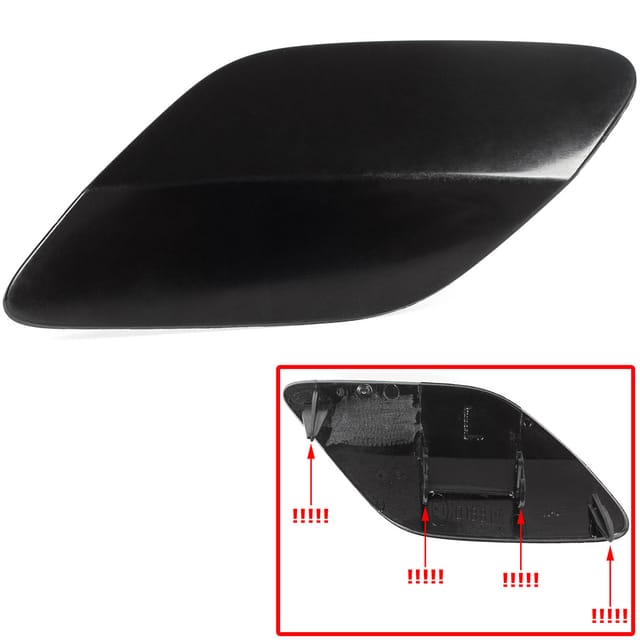 VW Golf PLUS 09-14 Scheinwerferwaschdüsendeckel SCHWARZ links