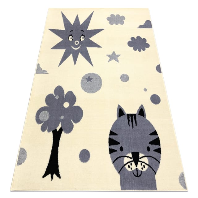 Teppich bcf flash Smile 3992 - Sonne creme / grau beige 200x300 cm