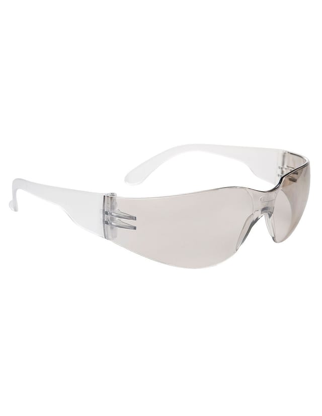 Schutzbrille mit spiegelndem Rahmen
