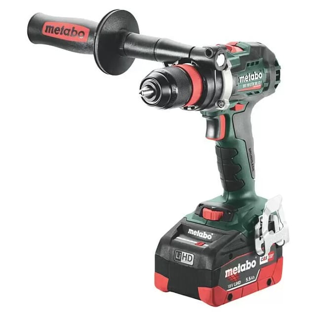 Metabo - Akku-Bohrschrauber bs 18 ltx bl q i (602359660) Kunststoffkoffer 18V 2x5.5Ah LiHD + asc 145