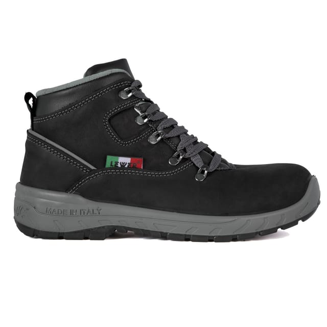 Lewer 676 S3 SRC Sicherheitsschuhe - 42 EU - Schwarze