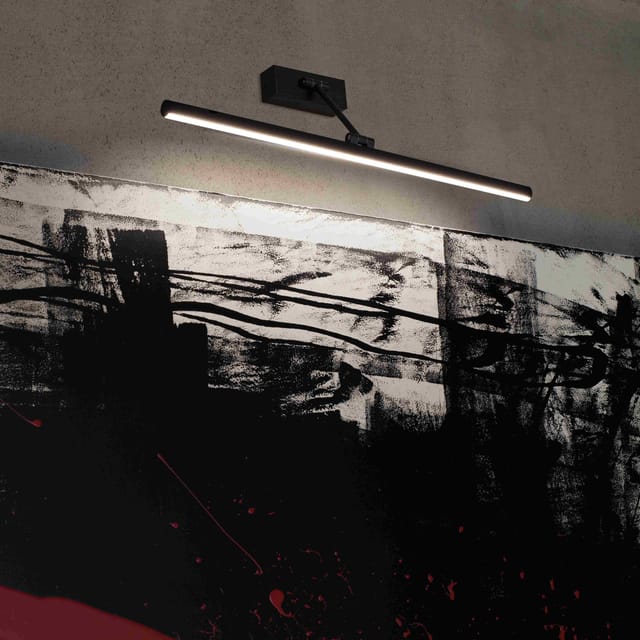 MAGRITTE-3 led Bilderleuchte schwarz 12W 61088
