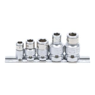 Bgs Technic - Bit-Adapter-Satz mit Haltekugel Innenvierkant 6,3 mm (1/4') / 10 mm (3/8') / 12,5 mm (1/2') 5-tlg.
