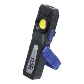 COB-LED-Werkstattleuchte mit Magnet und Haken klappbar