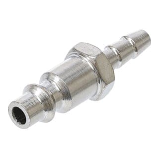 Druckluft-Stecknippel mit 6 mm Schlauchanschluss usa / Frankreich