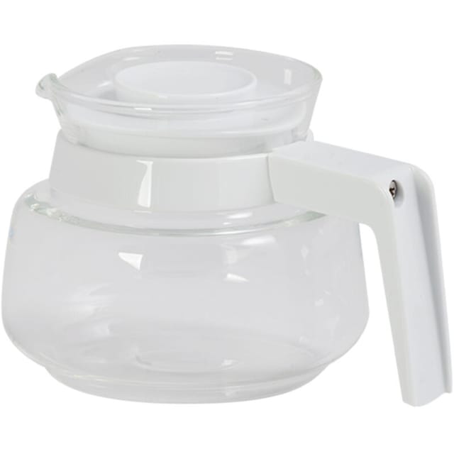 Melitta - Glasgieß, Kapazität 0,3 l, für Kaffeemaschinen mit Aromaboy -Filtern, weiß