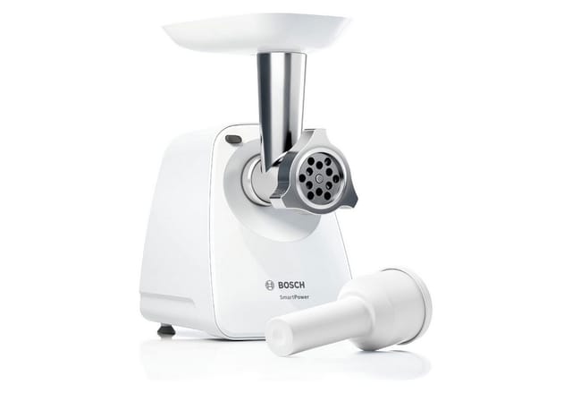 Bosch SmartPower MFW2500W Fleischwolf schwarz und weiß