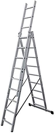 EDM - Aluminium-Cabrio-Leiter 3x9 Stufen