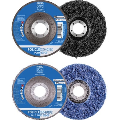 Pferd - 44698004 policlean plus pcld Reinigungsvlies ø 125 x 13 m Bohrung ø 22.3 mm für grobe Reinigun