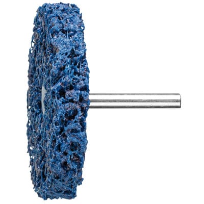 Pferd - 44698003 policlean pclzy Reinigungsvlies ø 75 x 13 mm Schaft-Ø 6 mm für grobe Reinigungsarbeit