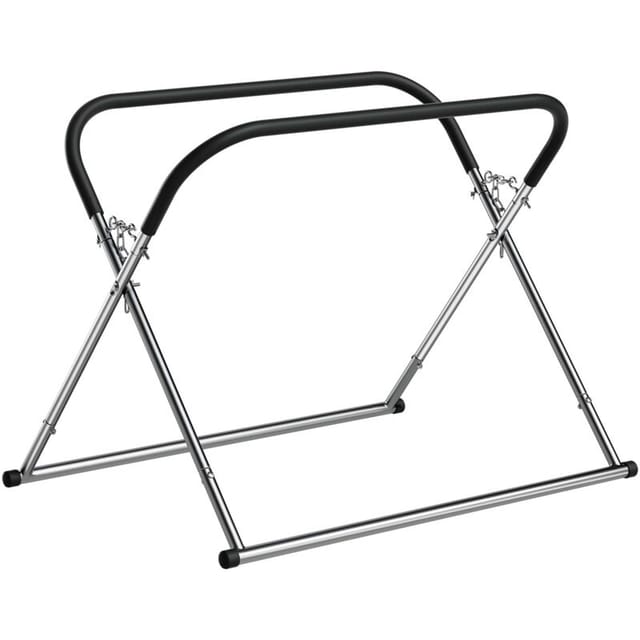 Klappbarer Windschutzscheibenständer, höhenverstellbar 80-100 cm, belastbar bis 75 kg, Reparaturständer, Scheibenbock, Lackierständer - Wiltec