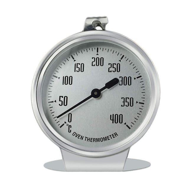 Thermometer für Backofen und Grill, Ofenthermometer, Überwachungsthermometer für Grill/Räucherofen, großes Display zeigt deutlich die Temperaturen